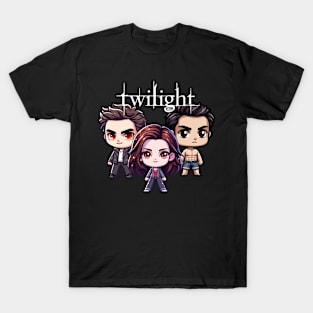 Twilight Whimsy: A Chibi Love Story T-Shirt